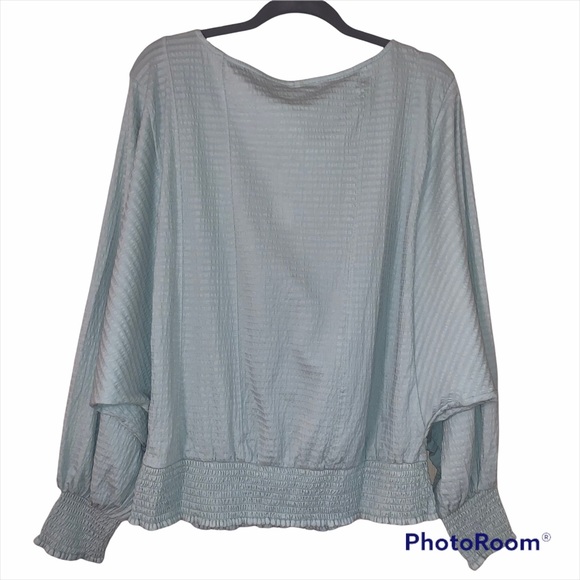 Anthropologie XL Gerri Seersucker Blouson Top NWT - Picture 7 of 11